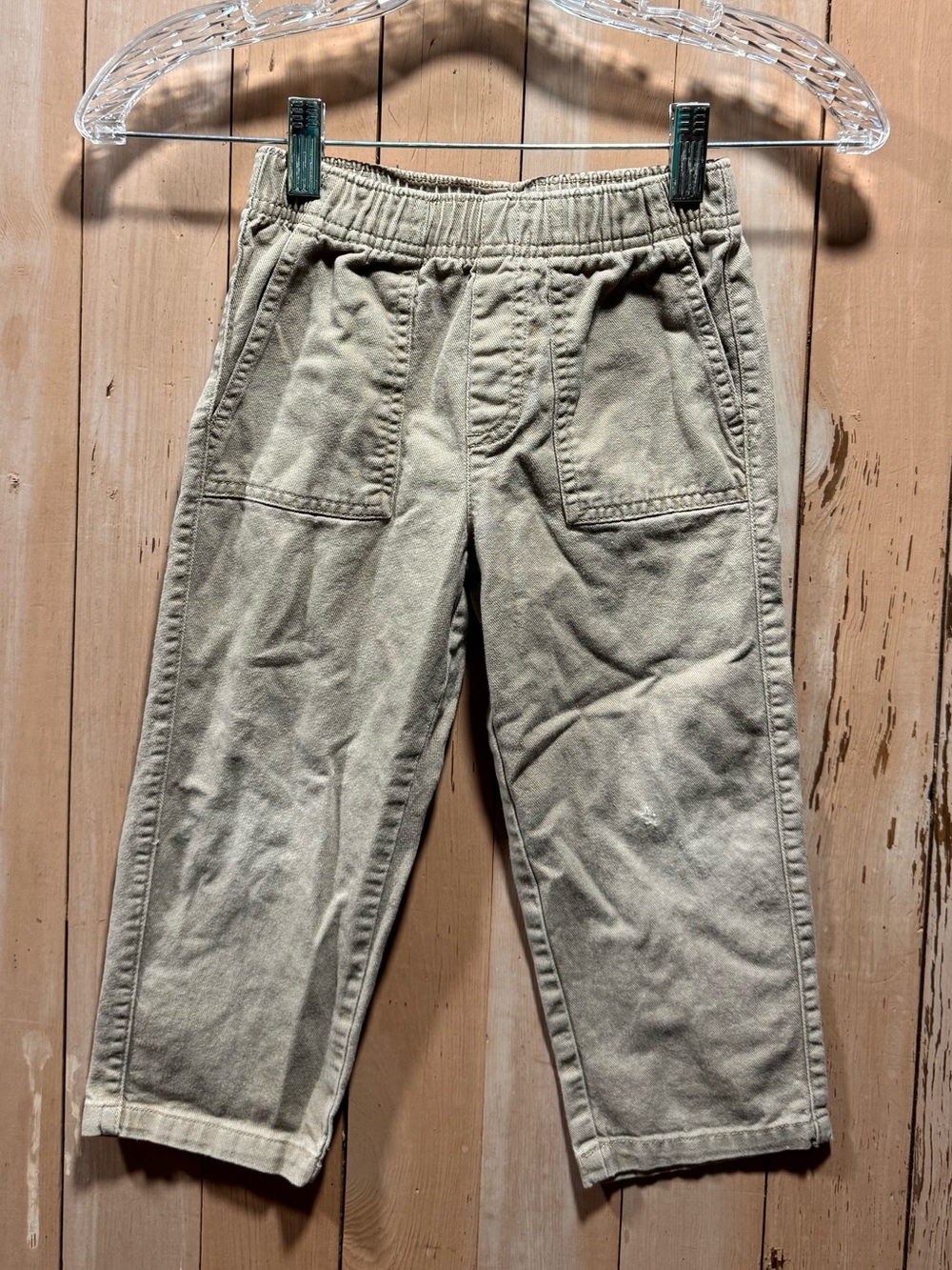 Garanimals Light Khaki Elastic-Waist Casual Pants